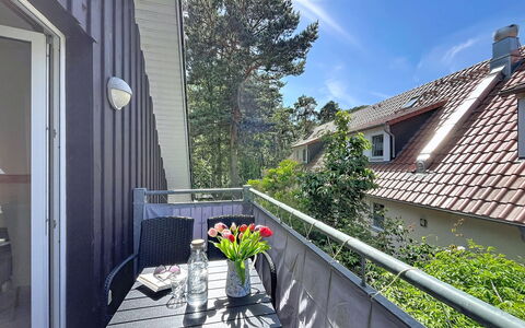 Tonis Strandidyll: Deck, Schatten, Balkon, Veranda, Geländer, Gartenmöbel, Hartholz, Stuhl, Tisch Im Freien, Zimmerpflanze