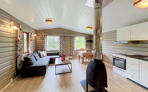 Vasselbu: Möbel, Küche & Esszimmer Tisch, Stuhl, Fussboden, Meer, Balkon, Ozean, Resort, Eco Hotel, Esszimmer