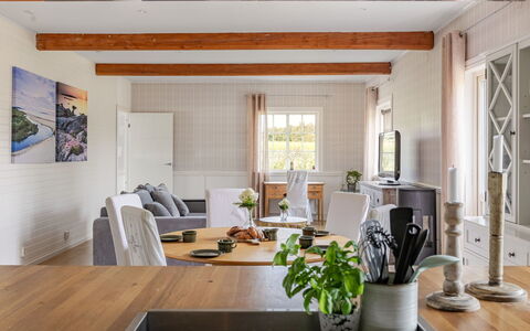 Onsjö: Möbel, Küche & Esszimmer Tisch, Stuhl, Fussboden, Meer, Balkon, Ozean, Resort, Eco Hotel, Esszimmer