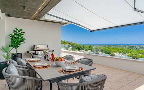 Golf Suites la Sella: Wohnung, Eigentumswohnung, Mischnutzung, Hotel, Balkon