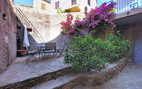 Casa Memmi Mouriès: Wand, Blumentopf, Treppe, Zimmerpflanze, Flagstone, Hof, Balkon, Cobblestone