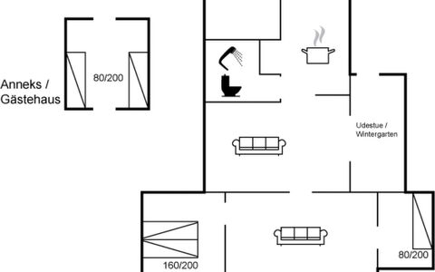Unto - 6Km from the Sea: Weiss, Wohnzimmer
