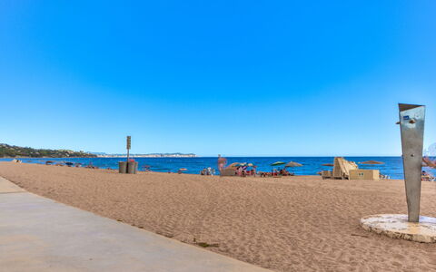Cannes: Blau, Himmel, Strand, Horizont, Sommer, Küste, Meer, Sand, Küsten Und Ozeanische Forms, Ufer