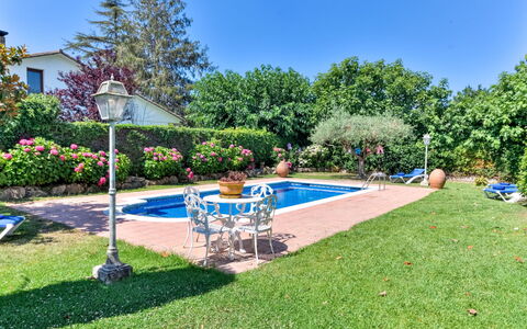 Quietud: Blau, Strauch, Garten, Rasen, Schatten, Landscaping, Hazienda, Schwimmbad, Garten