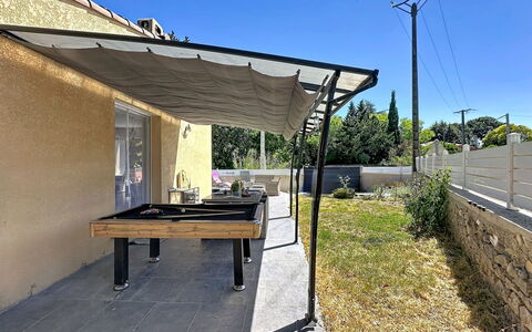 Villa des Amoureux: Schatten, Markise, Überdachung, Outdoor Struktur, Metall, Pergola, Gartenmöbel, Terrasse