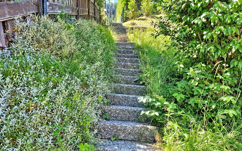 Balcon du Ciel 1: Grün, Vegetation, Strauch, Pflanzengemeinschaft, Ground, Garten, Frühling, Treppe, Krautige Pflanze
