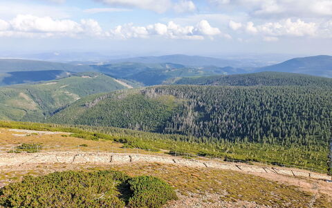 Golden View: Bergforms, Hügel, Berg, Hochland, Wildnis, Landschaft, Terrain, Bergstation, Grat, Ist Hingefallen
