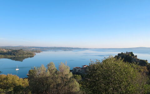 Lago di Vico 629: Blau, Wasservorräte, Himmel, Wasser, Gewässer, Horizont, Natürliche Landschaft, Wasserweg, Bank, Küsten Und Ozeanische Forms