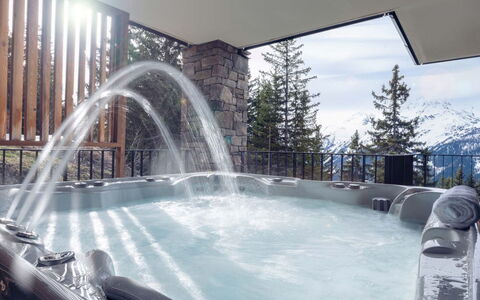 La Rosière 620: Möbel, Stuhl, Resort, Schwimmbad, Lärche, Winter, Hotel, Jacuzzi
