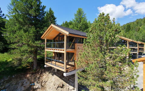 02 Nth051 18B Sup Chalet mit Sauna und Hot Tub 2 e: Holz, Hütte, Blockhaus, Holz, Hartholz, Outdoor Struktur, Lärche, Balkon
