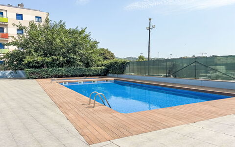 Sonnige Ferien: Blau, Schwimmbad, Verbundwerkstoff, Resort, Schatten, Water Feature, Eigentumswohnung, Eco Hotel, Design, Zaun