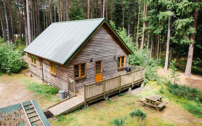 Unterkunft:&nbsp;Capercaillie Cabin 100.3