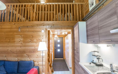 Lähikaltio 317, As. Karpalo: Schnee, Winter, Einfrieren, Hütte, Bergstation, Lärche, Eiskappe, Glazialmorphologie, Skiort