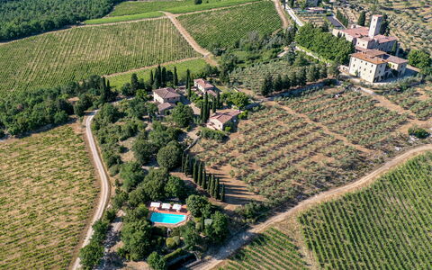 Borgo San Polino: Landschaft, Plantage, Grundstueck, Ländliches Gebiet, Vogelperspektive, Landwirtschaft, Estate, Dorf, Feld, Bauernhof