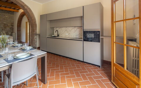 Casale delle Lupe, Campiglia Marittima: Interior Design, Küche, Flooring, Major Appliance, Countertop, Küchengerät, Möbel, Fussboden, Zuhause, Decke