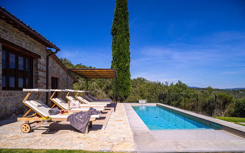 Casa Faraona: Blau, Gartenmöbel, Schwimmbad, Hütte, Estate, Schatten, Resort, Eco Hotel, Villa, Landscaping