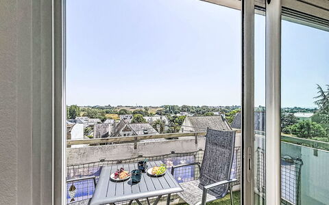 Résidence de la Mer: Wohnung, Balkon, Glas, Aluminium, Daylighting, Penthouse