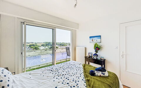 Résidence de la Mer: Wohnung, Zuhause, Bett, Schlafzimmer, Hotel, Linens, Bettdecke, Bedding, Penthouse, Balkon