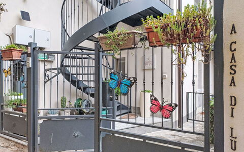 Colazza 100: Eisen, Metall, Geländer, Balkon, Glas, Baluster, Blumentopf, Tor, Zimmerpflanze, Zaun