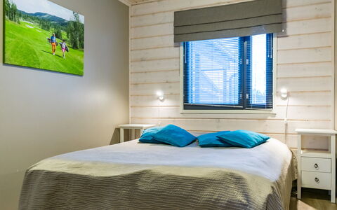 Golfarinkunnas 6A: Interior Design, Holz, Möbel, Decke, Schlafzimmer, Bett, Flooring, Fussboden, Zimmer, Beleuchtung