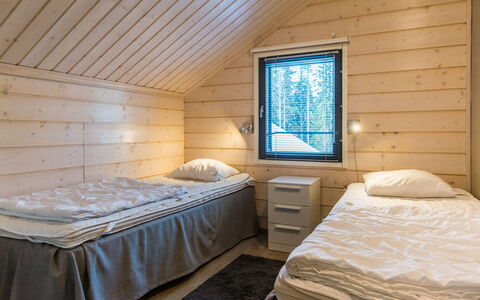 Golfarinkunnas 9B: Holz, Decke, Interior Design, Zuhause, Zimmer, Schlafzimmer, Hartholz, Holzbeize, Planke, Bett