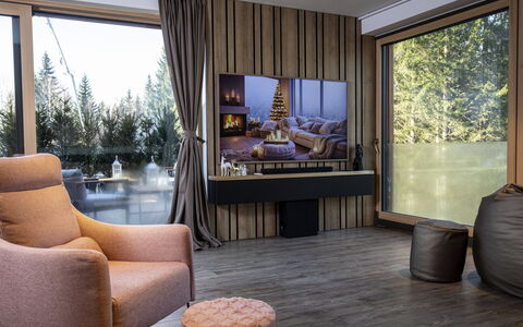 Valera Vita Forest: Möbel, Interior Design, Flooring, Fussboden, Couch, Wohnzimmer, Holz, Zuhause, Beleuchtung, Fernsehen