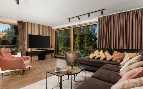 Valera Vita Forest: Möbel, Interior Design, Couch, Flooring, Fussboden, Wohnzimmer, Zuhause, Holz, Decke, Zimmer