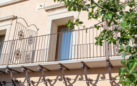 Belvedere Guastella B 4: Wand, Geländer, Balkon, Eisen, Baluster, Verbundwerkstoff, Metall, Stahl, Zaun