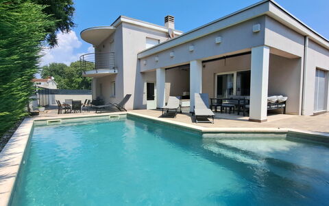 A.e.m: Blau, Schwimmbad, Verbundwerkstoff, Schatten, Resort, Estate, Hazienda, Villa, Freizeitzentrum