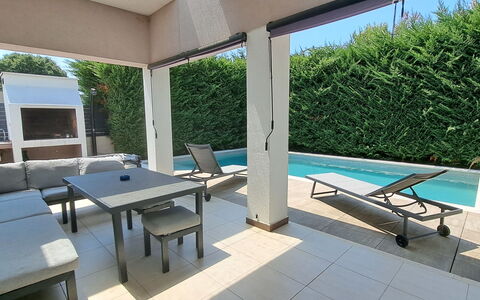 A.e.m: Blau, Schwimmbad, Verbundwerkstoff, Schatten, Resort, Estate, Hazienda, Villa, Freizeitzentrum