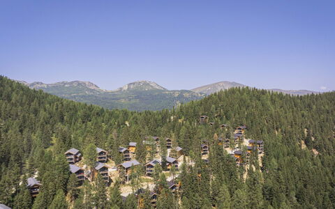 02 Nth030 Sup Chalet mit Sauna und Hot Tub 2 Etage: Wald, Landschaft, Bergstation, Ländliches Gebiet, Steigung, Dschungel, Lärche, Gebirge