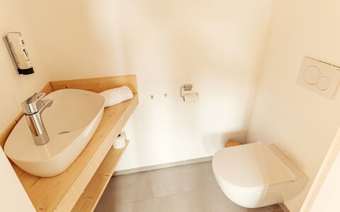 Niederwölz 602: Flooring, Fussboden, Wand, Armatur, Badezimmer, Holz, Interior Design, Bad Sink, Toilette, Installation