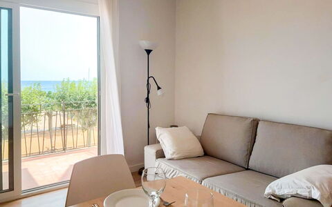 Aubí: Blau, Balkon, Geländer, Wohnung, Zaun, Meer, Resort, Eigentumswohnung, Schwimmbad, Hotel