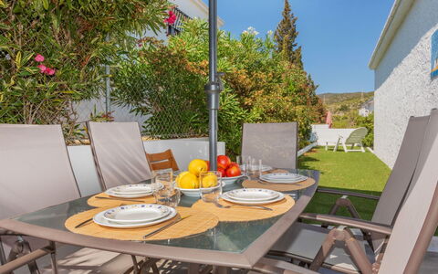 Alondras: Blau, Balkon, Geländer, Wohnung, Zaun, Meer, Resort, Eigentumswohnung, Schwimmbad, Hotel