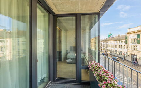 Smichov Kosire Jinonice 1: Wohnung, Verbundwerkstoff, Urban Design, Glas, Eigentumswohnung, Balkon, Design, Daylighting, Aluminium