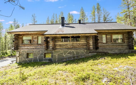 Nelostupa B: Holz, Hütte, Haus, Dach, Zuhause, Blockhaus, Abstellgleis, Lärche, Steigung