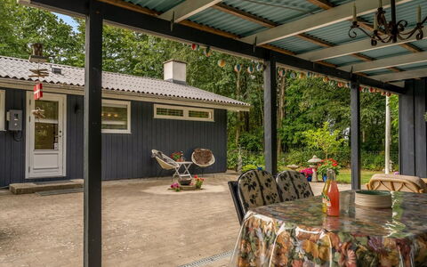Løgstør 648: Holz, Zuhause, Veranda, Tür, Schatten, Hütte, Hinterhof, Garten, Outdoor Struktur, Gartenbauten