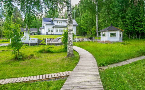 Koivuranta: Zuhause, Haus, Hütte, Garten, Frühling, Veranda, Estate, Landscaping, Rasen