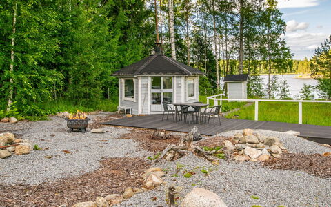 Koivuranta: Hütte, Gartenbauten, Outdoor Struktur, Gazebo, Garten, Pavillon, Landscaping, Garten, Schuppen