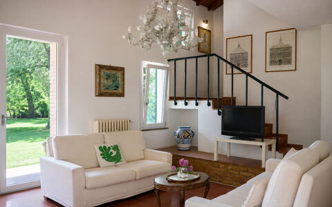 Casa Mancini, Holiday Villa, San Galgano: Möbel, Interior Design, Flooring, Wand, Couch, Holz, Fussboden, Zimmer, Wohnzimmer, Decke