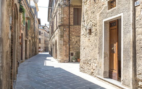 Suite Sinfonia Blu: Wand, Gasse, Flooring, Strasse, Nachbarschaft, Tür, Cobblestone, Backstein, Mauerwerk, Flagstone
