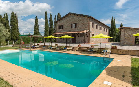 Podere Calcheto 14: Estate, Hazienda, Villa, Landscaping, Bauernhaus, Lärche, Hotel, Eco Hotel, Schwimmbad