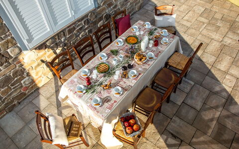 Il Nocciolo 12: Möbel, Tabelle, Geschirr, Stuhl, Tischdecke, Küche & Esszimmer Tisch, Textil, Linens, Esszimmer, Servierware