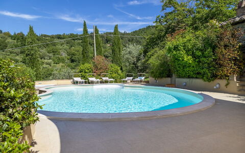 Campodalto 8: Schwimmbad, Blau, Wasser, Resort, Eco Hotel, Thermae, Gartenmöbel, Schatten, Hotel, Ferienort