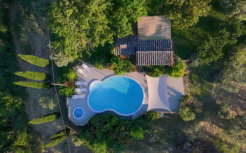 Campodalto 8: Schwimmbad, Resort, Gartenmöbel, Regenschirm, Thermae, Eco Hotel, Schatten, Landscaping, Villa, Ferienort