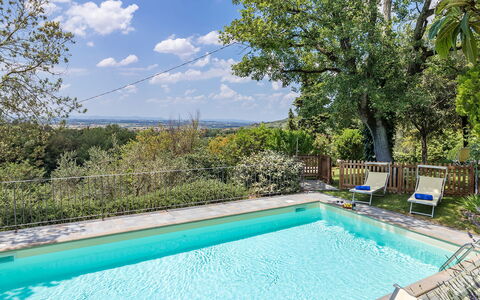 I Mandorli 8: Blau, Schwimmbad, Garten, Schatten, Hazienda, Eco Hotel, Estate, Hinterhof, Villa, Landscaping