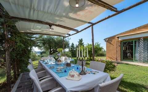 Il Podere di Fi 8: Möbel, Stuhl, Tabelle, Küche & Esszimmer Tisch, Gartenmöbel, Schatten, Tisch Im Freien, Garten, Hinterhof, Outdoor Struktur