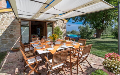 Casale Verdicchio 10+2: Möbel, Stuhl, Gartenmöbel, Tabelle, Küche & Esszimmer Tisch, Tisch Im Freien, Schatten, Resort, Garten, Terrasse