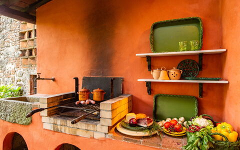 Villa Il Colle di Moriano 8: Orange, Zimmerpflanze, Essen, Hitze, Küche, Blumentopf, Obst, Herd