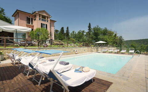 Villa Vittoria D'Anghiari 7+3: Estate, Resort, Schwimmbad, Gartenmöbel, Villa, Hazienda, Hotel, Villa, Eco Hotel, Garten